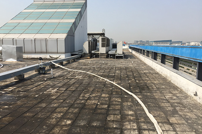 新科宇航辦公樓屋面防水、隔熱翻新